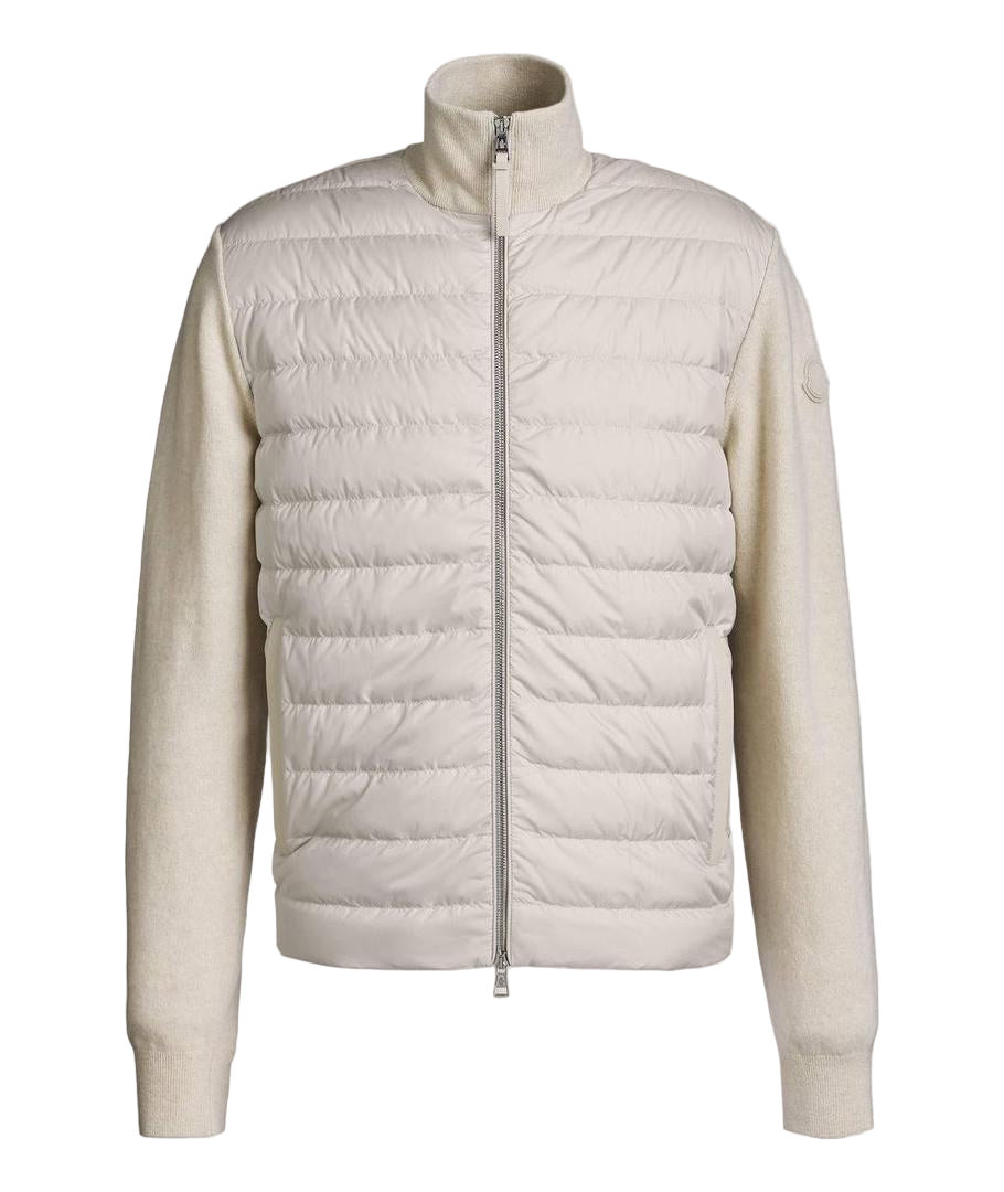 Off-White Quilted Knit Jacket